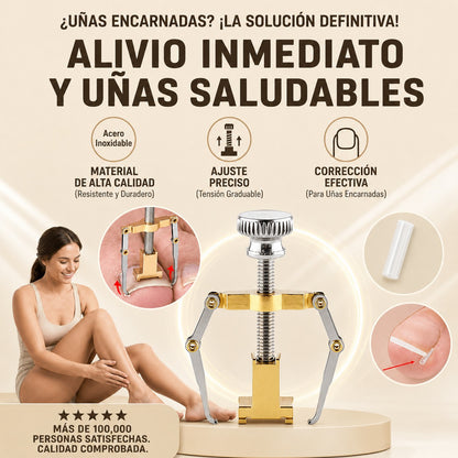 Corrector para Uñas Encarnadas +  30 Tiras de Higiene