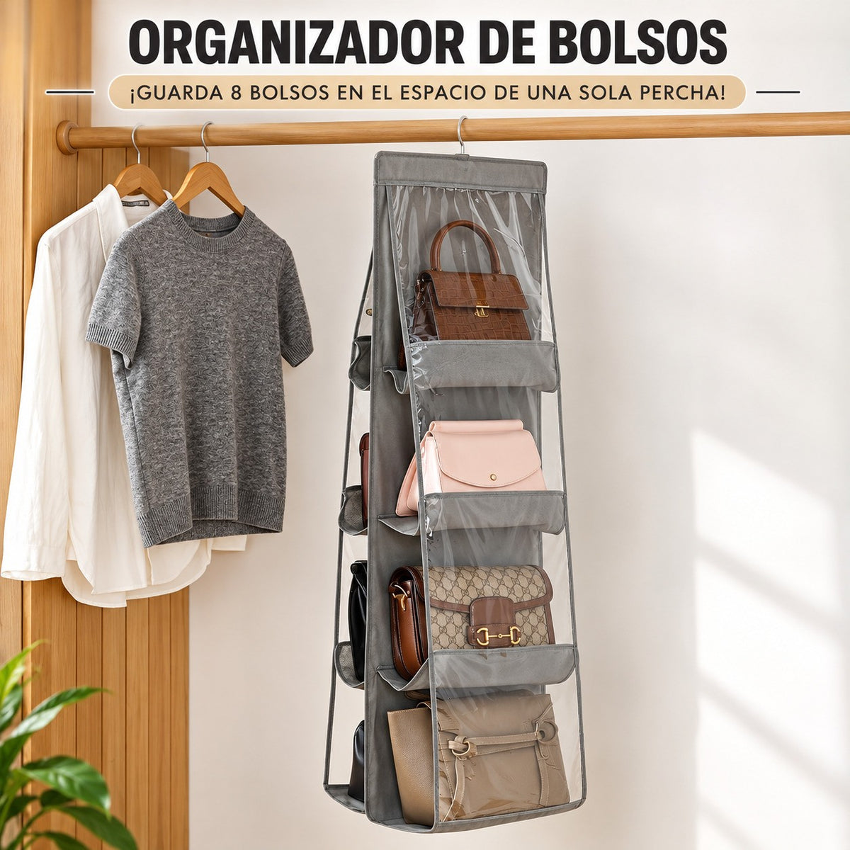 ORGANIZADOR DE BOLSOS PARA 8