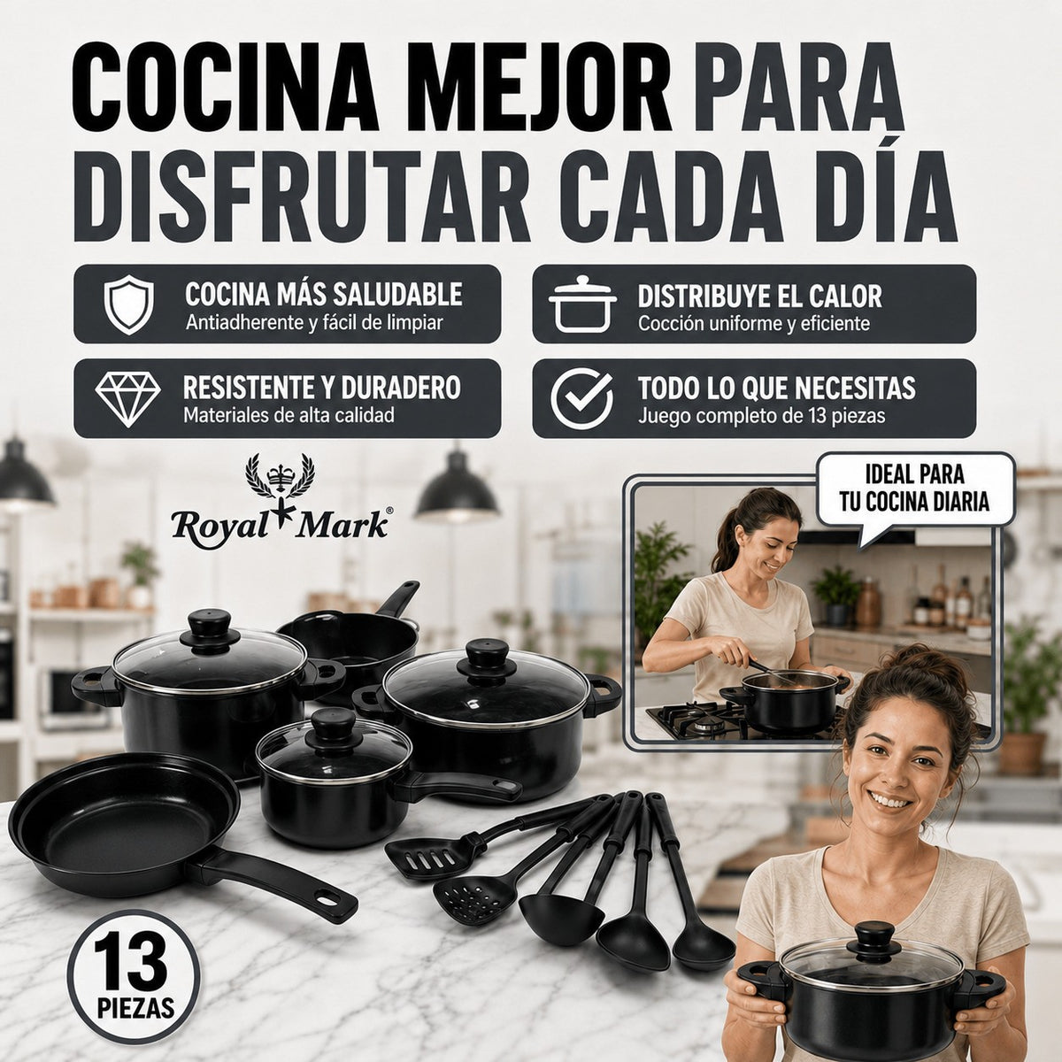 Set x13 juego de ollas