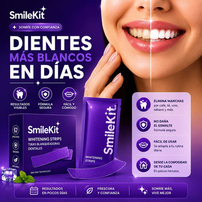 Smilekit Cintas Blanqueadoras x14