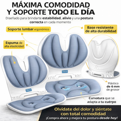 Espaldar Corrector Postura Silla Apoyo