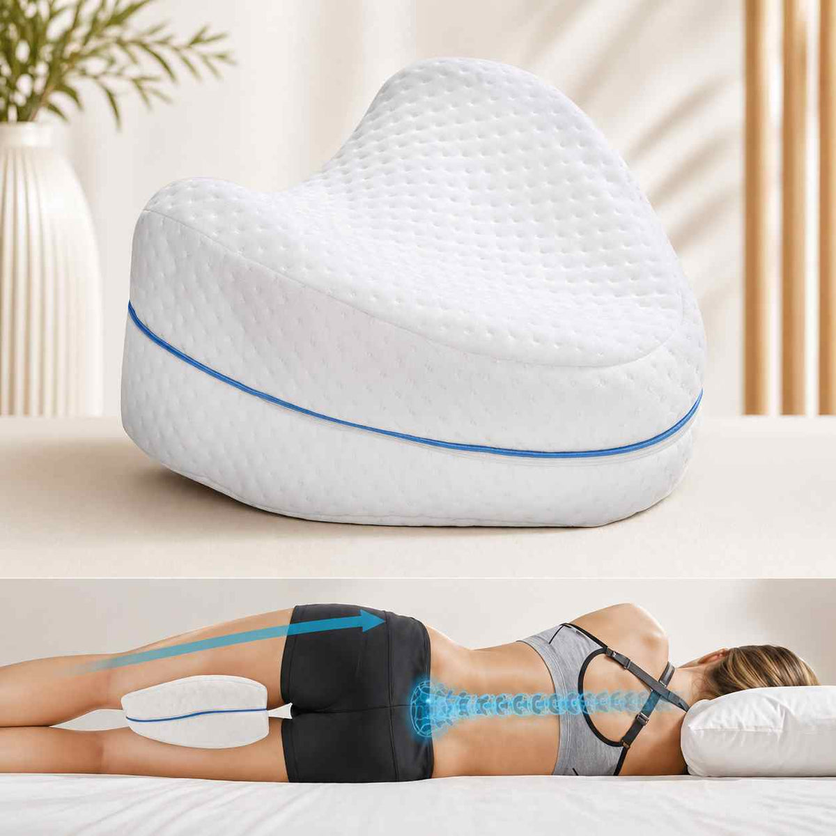 Almohada Cojín Ortopédica Entre Piernas