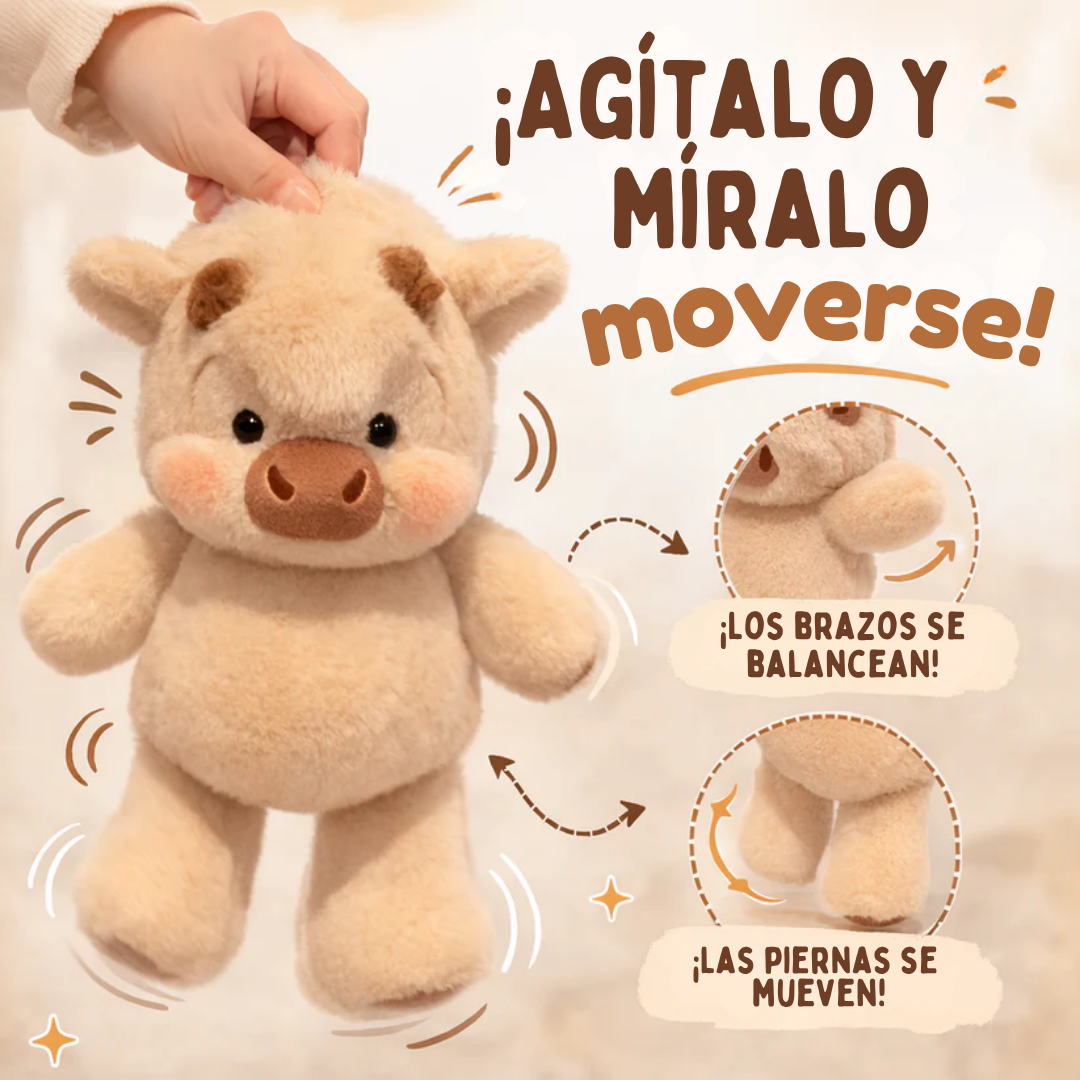 Peluche vaquita que corre