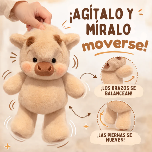 Peluche vaquita que corre