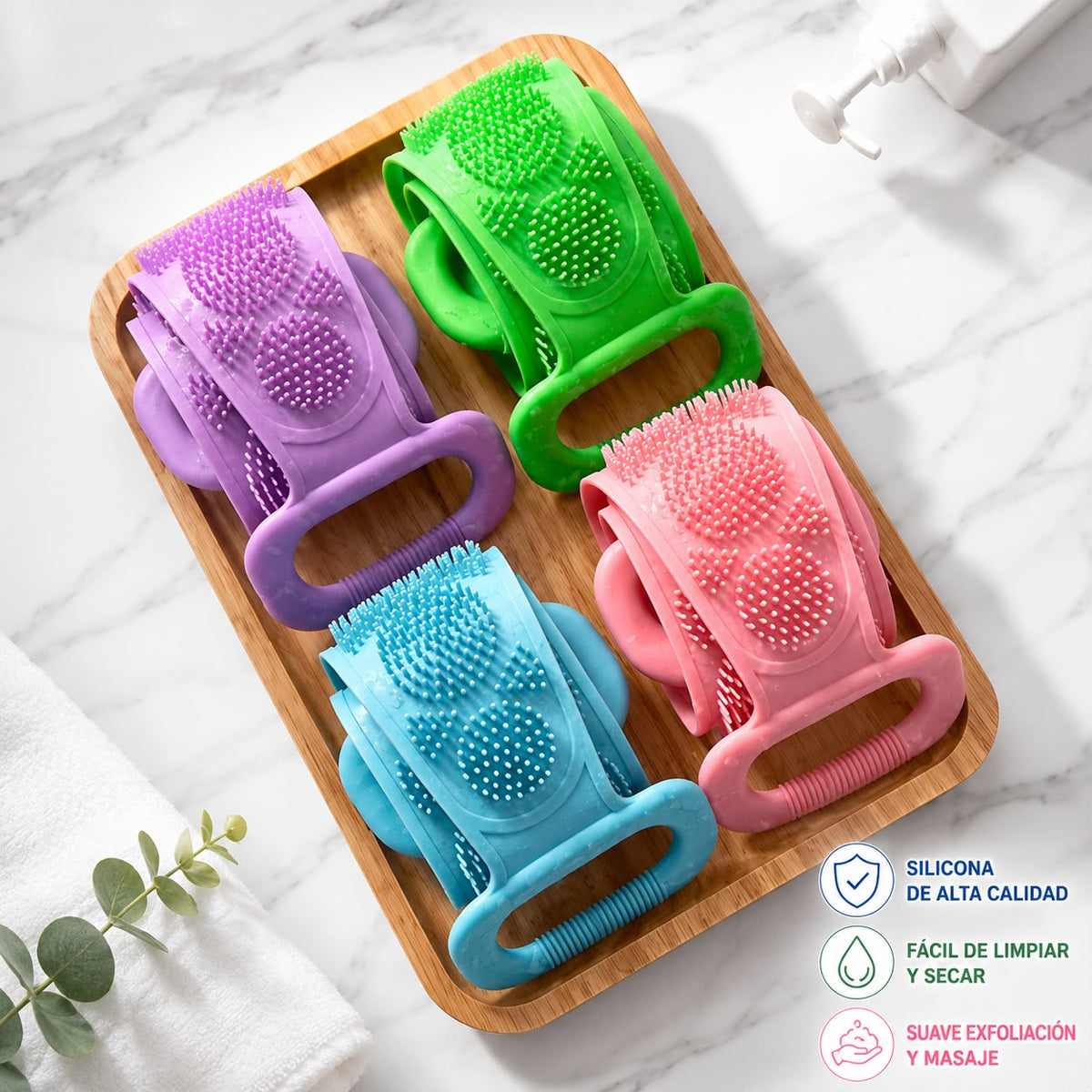 Banda  Exfoliante de piel para Ducha